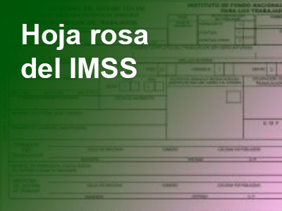 Cómo sacar la hoja rosa para imprimir del IMSS